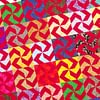 Large Graphic Scrap quilt - FINISHED QUILT - Great masculine look - Must See ! - Image 5