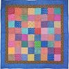 Country Patchwork Multi - Color FINISHED QUILT queen size scrap quilt - Image 4