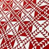 Patchwork Red & White Wild Goose Chase FINISHED QUILT - Image 6