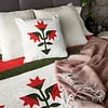 Hand Applique Carolina Lily - FINISHED QUILT - Queen, Very Nice - Image 3