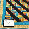 Patchwork Barn Raising Log Cabin FINISHED QUILT Masculine Look - Image 6