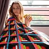 Patchwork Sparkling Diamond Log Cabin FINISHED QUILT - Image 2