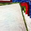 Patchwork Log Cabin scrap quilt variuation FINISHED QUILT - Image 5