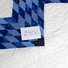 Blue & White Broken Star - FINISHED QUILT - Queen Size - Lace quilting - Image 7