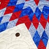 Queen size American made Star Field Patchwork - FINISHED QUILT - Incredible ! - Image 7