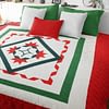 Carolina Lily Medallion FINISHED QUILT - Simple Patchwor, Ready to love - Image 2