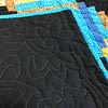 Patchwork Barn Raising Log Cabin FINISHED QUILT Masculine Look - Image 4