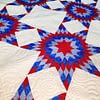 Queen size American made Star Field Patchwork - FINISHED QUILT - Incredible ! - Image 5