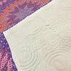Lavender Lone Star patchwork FINISHED QUILT - Queen size - Fine Quilting - Image 6