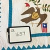 Hand Applique Lone Star with Patriotic accents FINISHED QUILT - Image 6