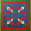 Very Unique Eagles & floral hand applique FINISHED QUILT - Joyful fun quilt - Image 3
