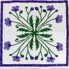 Purple Poppy Field Medallion FINISHED QUILT Queen size - Incredible Borders - Image 6