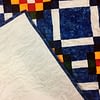 Patchwork Trip around the World scrap quilt FINISHED QUILT - Image 4