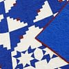 Incredible Patchwork Log Cabin & Stars Abstract FINISHED QUILT - Great quilting - Image 7