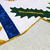 Hand Applique Cox Comb- Pristine antique look & feel - nice long arm quilting - Image 7