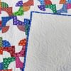 Multi-color Scrap Drunkards Path Patchwork FINISHED - Queen Sized - Image 4