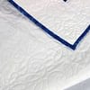 Blue & White Broken Star - FINISHED QUILT - Queen Size - Lace quilting - Image 5