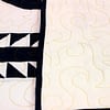 Midnight Navy Blue & White School House FINISHED QUILT - Traditional Beauty - Image 6