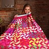 Large Graphic Scrap quilt - FINISHED QUILT - Great masculine look - Must See ! - Image 2