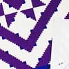 Patchwork Imperial Purple Log Cabin Star FINISHED QUILT - nice feather quilting - Image 4