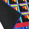 Patchwork Sparkling Diamond Log Cabin FINISHED QUILT - Image 6