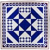 Incredible Patchwork Log Cabin & Stars Abstract FINISHED QUILT - Great quilting - Image 3