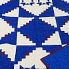 Incredible Patchwork Log Cabin & Stars Abstract FINISHED QUILT - Great quilting - Image 6