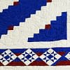 Incredible Patchwork Log Cabin & Stars Abstract FINISHED QUILT - Great quilting - Image 8