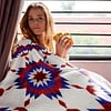 Patriotic Broken Star FINISHED QUILT * Intricate Quilting - Queen Size - Image 2