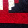 Multi color Queen Masculine Log Cabin FINISHED QUILT- Very Nice Barn Raising - Image 6