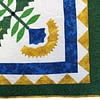 Hand Applique Cox Comb- Pristine antique look & feel - nice long arm quilting - Image 9
