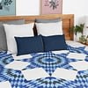 Blue & White Broken Star - FINISHED QUILT - Queen Size - Lace quilting - Image 3