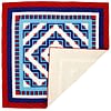 Large American Made Barn Raising Log Cabin quilt - Crisp Colors - FINISHED QUILT - Image 5