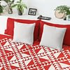 Patchwork Red & White Wild Goose Chase FINISHED QUILT - Image 2