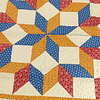 Multi Colors - Broken Star with Hand Applique borders - FINISHED QUILT - Queen - Image 6