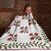 Hand Applique Carolina Lily FINISHED QUILT - Elegant Design - Image 6