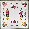 Hand Applique Floral medallion FINISHED QUILT - Great vintage look - Queen size - Image 5