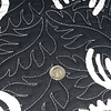 Black & White Hawaiian design finished wall quilt - Hand applique w/ rod pocket - Image 6