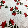 Hand Applique Carolina Lily FINISHED QUILT - Elegant Design - Image 4