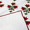Carolina Lily FINISHED QUILT - Elegant Hand Applique Design - Queen size - Image 7