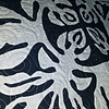 Black & White Cala Lily Hawaiian design finished wall quilt with rod pocket - Image 5