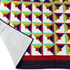 Patchwork Log Cabin FINISHED QUILT - Great borders and quilting motifs - Image 5