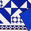 Incredible Patchwork Log Cabin & Stars Abstract FINISHED QUILT - Great quilting - Image 5