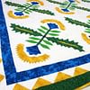Hand Applique Cox Comb- Pristine antique look & feel - nice long arm quilting - Image 8