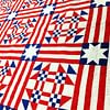 Patriotic Young Man's Fancy FINISHED QUILT This beautiful quilt will be Loved - Image 5