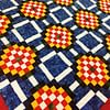 Patchwork Trip around the World scrap quilt FINISHED QUILT - Image 5