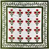 Hand Applique Carolina Lily - QUILT TOP - Queen, Elegant Must See Design - Image 2