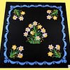 Traditional Hand Applique 40's style floral design QUILT TOP - Great Swag Border - Image 4