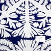 Royal Blue & White - Hawaiian Design QUILT TOP - All Hand Applique! - Queen - Image 3