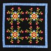 Rose of Sharon Hand Applique Wall QUILT TOP Incredible sm. details - Image 2